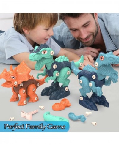 Dinosaur Toys for Kids 3 4 5 6 7 8 Year Old Take Apart Dinosaur Toys for Boys 3-5 5-7 STEM Construction Building Toys Buildin...