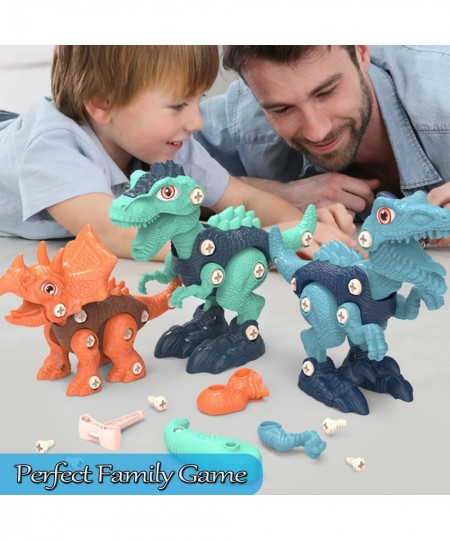 Dinosaur Toys for Kids 3 4 5 6 7 8 Year Old Take Apart Dinosaur Toys for Boys 3-5 5-7 STEM Construction Building Toys Buildin...