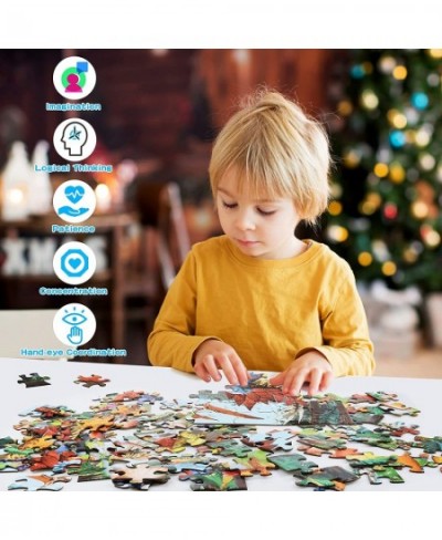 Puzzles for Kids Ages 4-8 6-8 8-10 100 Piece Big Dinosaur Floor Jigsaw Puzzles for Kids Children Educational Puzzles Toys for...