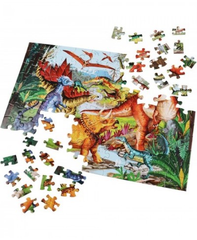 Puzzles for Kids Ages 4-8 6-8 8-10 100 Piece Big Dinosaur Floor Jigsaw Puzzles for Kids Children Educational Puzzles Toys for...