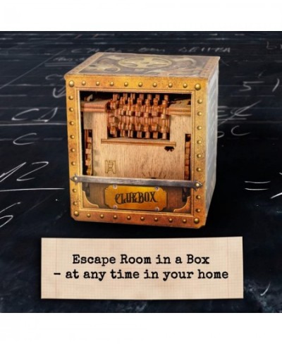 Cluebox Escape Room in a Box - Schrödingers Cat - Escape Game - Smart Wooden Puzzle - Unique Puzzle Games - Escape Box Games ...