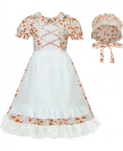 Colonial Girl Costume Prairie Dress Pioneer Dresses for Girls $36.44 - Kids' Costumes