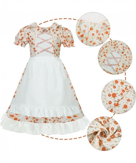 Colonial Girl Costume Prairie Dress Pioneer Dresses for Girls $36.44 - Kids' Costumes