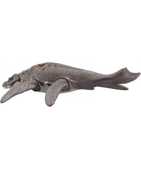 Jurassic World Dominion Roar Strikers Liopluerodon Aquatic Dinosaur Action Figure with Attack Motion and Sound Toy Gift with ...