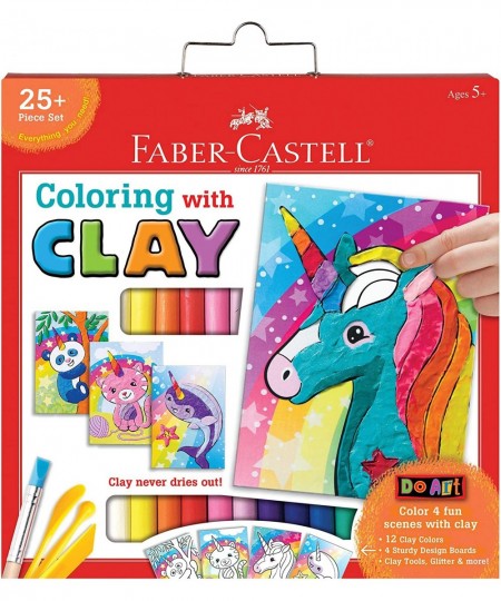 Do Art Coloring with Clay Unicorn & Friends - Clay Set for Kids - Arts and Crafts for Kids $25.37 - Craft Kits