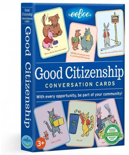 eeBoo: Good Citizenship Conversation Flash Cards Encourages and Teaches Children How to Be Part of Their Community Whether Fa...