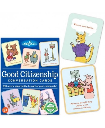 eeBoo: Good Citizenship Conversation Flash Cards Encourages and Teaches Children How to Be Part of Their Community Whether Fa...