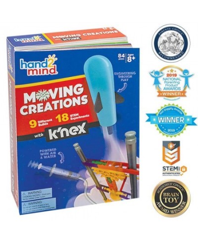 Moving Creations with K'NEX Book and Building Kit for Kids Ages 8-12 9 Models & 18 Science Experiments Explore The Science of...