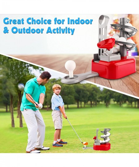 Kids Golf Toys Set Outdoor Sport Toys for Boys Toddler Outside & Indoor Play Golf with 15pcs Golf Balls & Clubs Outdoor Yard ...