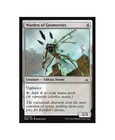 Warden of Geometries (011/184) - Oath of The Gatewatch - Foil $11.50 - Card Games