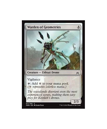 Warden of Geometries (011/184) - Oath of The Gatewatch - Foil $11.50 - Card Games