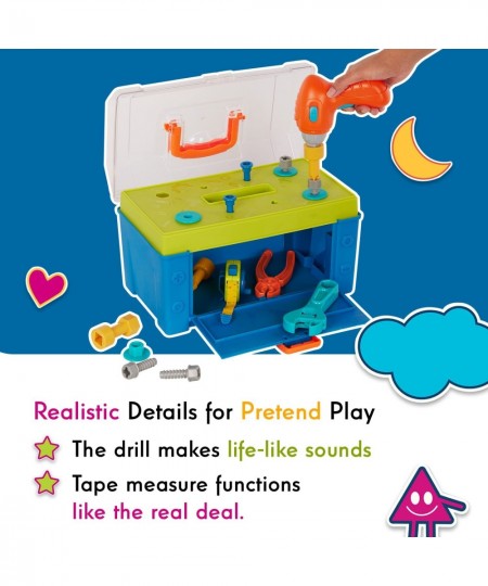 – Busy Builder Tool Box – Durable Kids Tool Set – Pretend Play Construction Tool Kit for Kids 3 years+ (20-Pcs) $38.73 - Toy ...