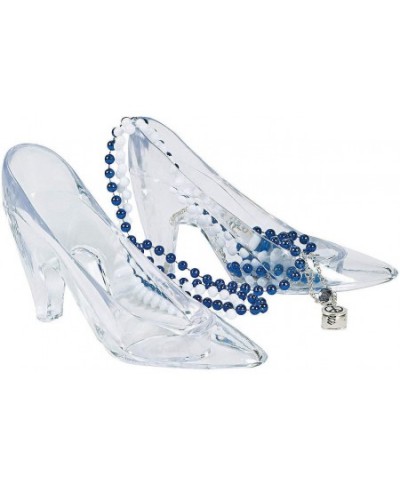 Cinderella Glass Slipper Shoes Set includes 6 Plastic Shoes - Wedding Prom and Princess Party Decorations $27.21 - Kids' Part...