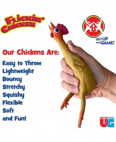 Flickin Chicken Indoor Outdoor Target Toss Game from University Games The Go Anywhere Game for 2 or More Players Ages 6 and U...