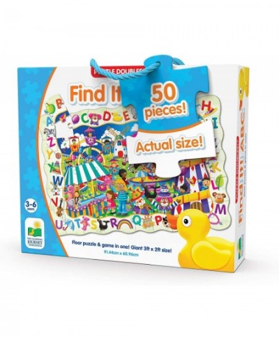 Puzzle Doubles - Find It! ABC - Large Floor Puzzle For Kids Ages 3-5 ABC Puzzles For Kids Ages 3-5 Alphabet Puzzle Award Winn...