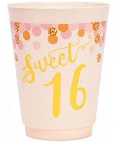 16 oz Plastic Tumbler Cups Sweet 16 Party Supplies (Pink 16 Pack) $21.70 - Kids' Party Tableware