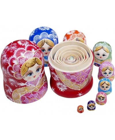 10pcs Russian Nesting Dolls Matryoshka handmade1051 $42.85 - Nesting Dolls