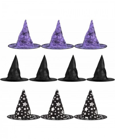 Big Mo’s Toys Halloween Witch Hats Costumes For Kids – Varied Designs 10 Pack $25.01 - Kids' Dress-Up Accessories