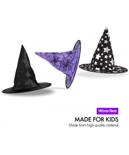 Big Mo’s Toys Halloween Witch Hats Costumes For Kids – Varied Designs 10 Pack $25.01 - Kids' Dress-Up Accessories