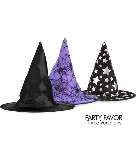 Big Mo’s Toys Halloween Witch Hats Costumes For Kids – Varied Designs 10 Pack $25.01 - Kids' Dress-Up Accessories