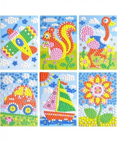 Mosaic Sticker EVA DIY Handmade Art Kits for Kids - Sunflower Woodpecker Hot Air Balloon Butterfly Giraffe Sailboat $19.51 - ...