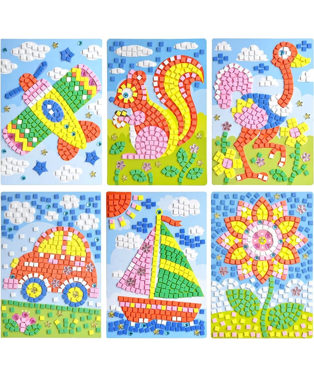 Mosaic Sticker EVA DIY Handmade Art Kits for Kids - Sunflower Woodpecker Hot Air Balloon Butterfly Giraffe Sailboat $19.51 - ...