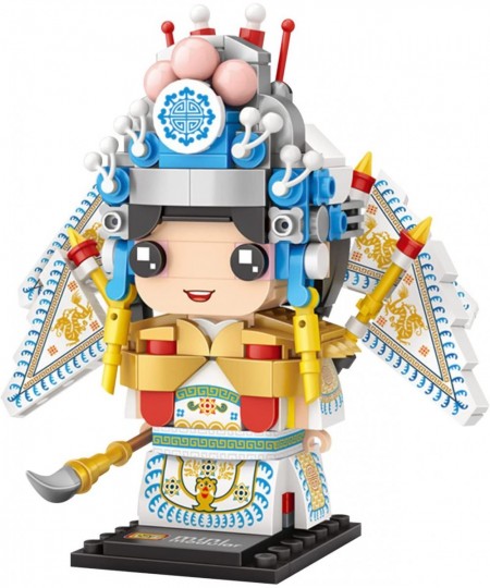 Peking Opera Character Mini Building Blocks Model Set Creative DIY Simulation Collection Construction Building Bricks Toy for...