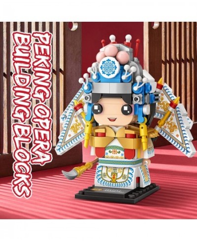 Peking Opera Character Mini Building Blocks Model Set Creative DIY Simulation Collection Construction Building Bricks Toy for...