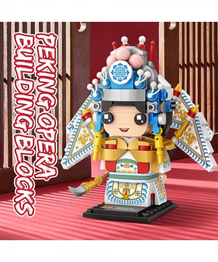 Peking Opera Character Mini Building Blocks Model Set Creative DIY Simulation Collection Construction Building Bricks Toy for...