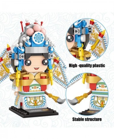 Peking Opera Character Mini Building Blocks Model Set Creative DIY Simulation Collection Construction Building Bricks Toy for...