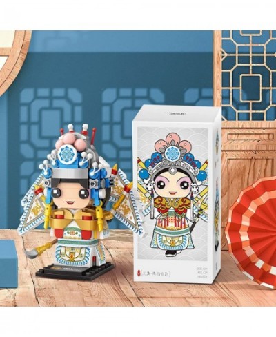 Peking Opera Character Mini Building Blocks Model Set Creative DIY Simulation Collection Construction Building Bricks Toy for...