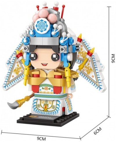 Peking Opera Character Mini Building Blocks Model Set Creative DIY Simulation Collection Construction Building Bricks Toy for...