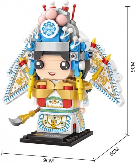 Peking Opera Character Mini Building Blocks Model Set Creative DIY Simulation Collection Construction Building Bricks Toy for...