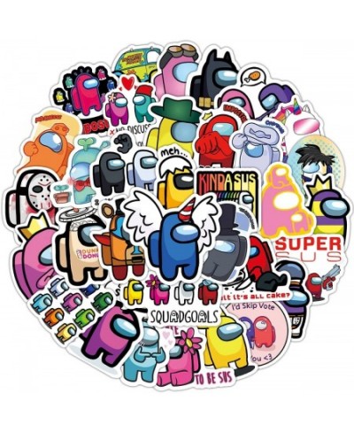 100pics Among Game Anime Us Stickers Among Us Fandom Crewmate Game Stickers Laptop Phone Travel Luggage Motorcycle Cartoon Sp...