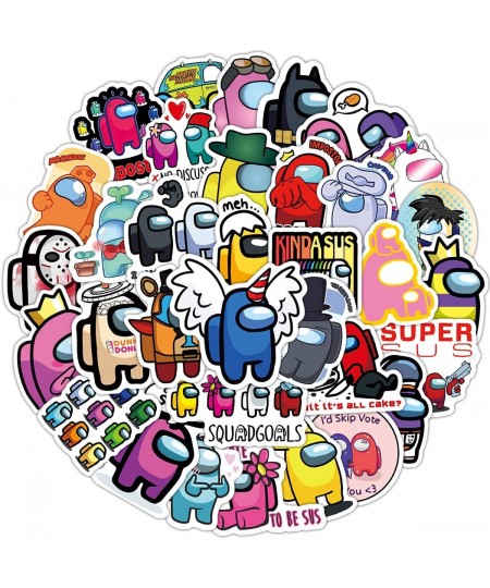 100pics Among Game Anime Us Stickers Among Us Fandom Crewmate Game Stickers Laptop Phone Travel Luggage Motorcycle Cartoon Sp...