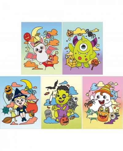 48 Pack Halloween Coloring Books Mini Coloring Booklets in 10 Covers with 10 Characters Halloween Treat Prizes Gifts for Kids...