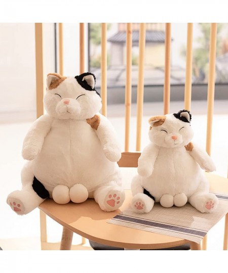 Cat Plush Pillow 17.8” Cute Lazy Cat Funny Plushie Stuffed Animal Toy Super Soft Kawaii Cartoon Cat Plushies Anime Dolls Gift...