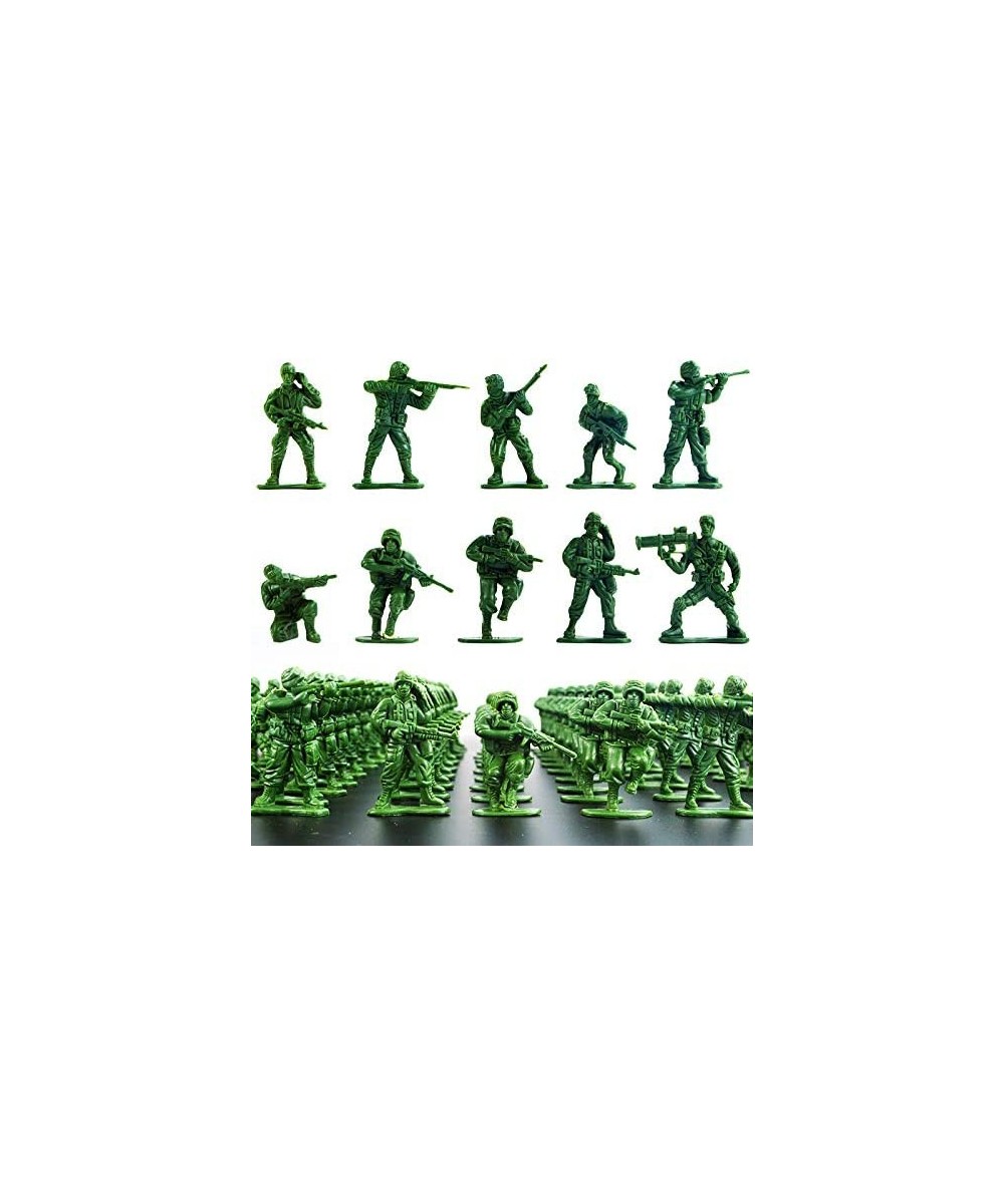 2-Inch Plastic Army Men Action Figures 10 Unique Sculpts Pack of 100 (Green) $26.16 - Action Figures