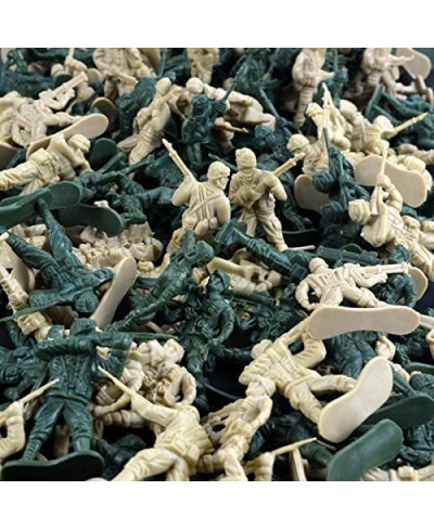 2-Inch Plastic Army Men Action Figures 10 Unique Sculpts Pack of 100 (Green) $26.16 - Action Figures