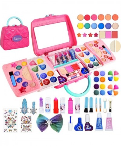 Kids Makeup Kit for Girls Toys for Girls Toddler Frozen Makeup Set Washable Non-Toxic Real Cosmetic Princess Pretend Play Bea...