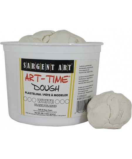 3-Pound Art-Time Dough White Non-Toxic Very Malleable Adaptable Easy Storage Reusable. $21.81 - Kids' Art Clay & Dough