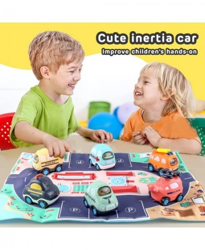 Inertia Baby Toy for 1 Year Old Boy Cars Gifts with Storage Bag 6 Pcs Push and Go Toys Kids Toys Car for Girls Boys Early Edu...