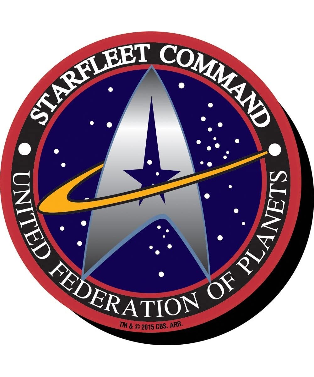 Star Trek Starfleet Command Logo Funky Chunky Magnet $25.19 - Magnet Toys