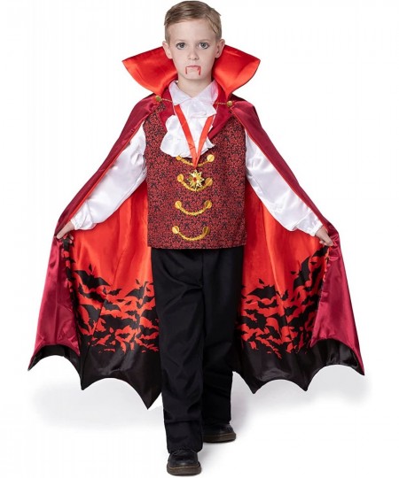 Boys Royal Halloween Vampire Costume Kids Dracula Costume for Halloween Dress Up Party Role Playing $44.28 - Kids' Costumes