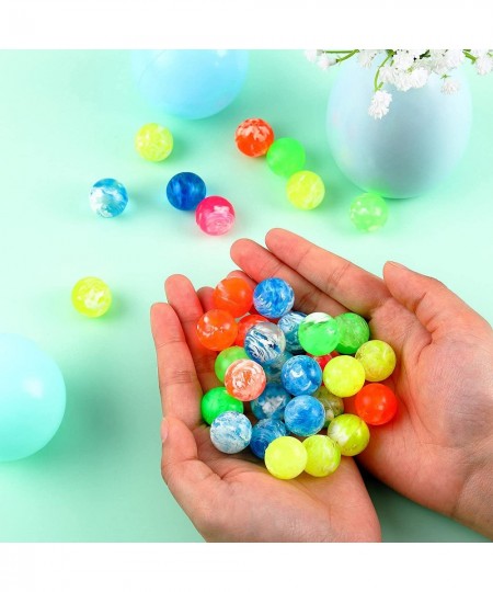 100 Pieces Small Bouncy Balls in Bulk Colorful Rubber High Bouncing Balls for Kids 0.78 Inch/ 20 mm Neon Bouncing Balls for B...