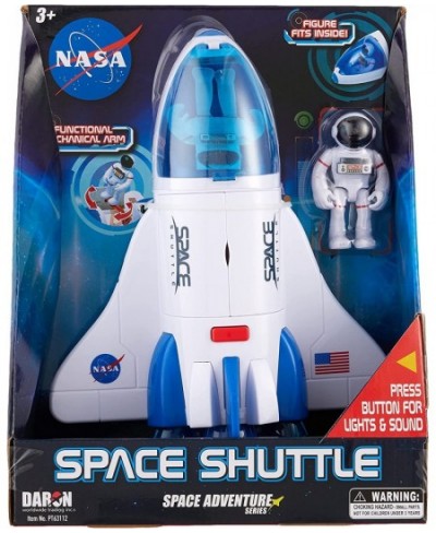 NASA Space Adventure Series: Space Shuttle with Lights & Sounds & Figure Approx 9" X 7 $42.73 - Play Figure Playsets