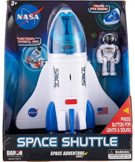 NASA Space Adventure Series: Space Shuttle with Lights & Sounds & Figure Approx 9" X 7 $42.73 - Play Figure Playsets