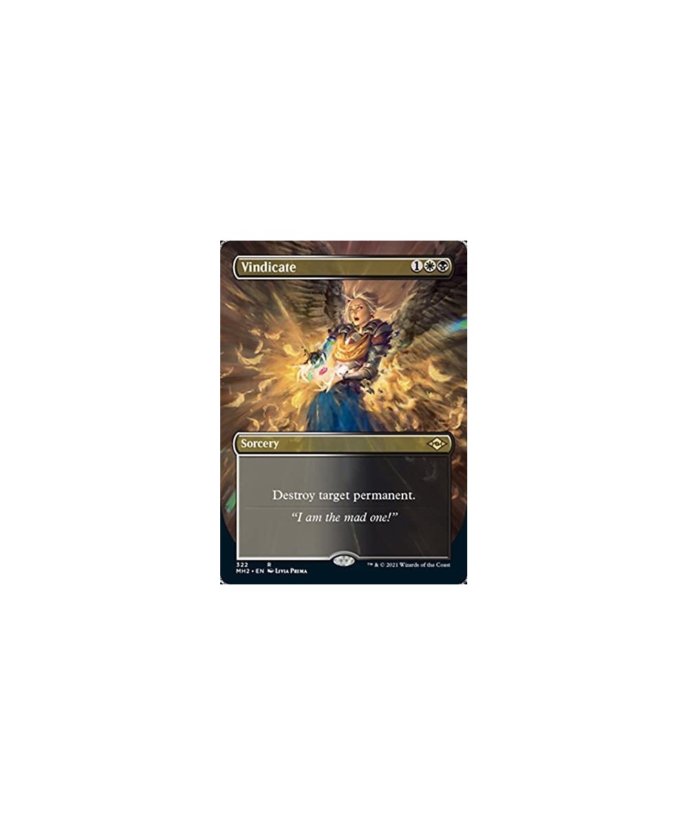 Magic: the Gathering - Vindicate (322) - Borderless - Modern Horizons 2 $12.04 - Trading Cards & Accessories