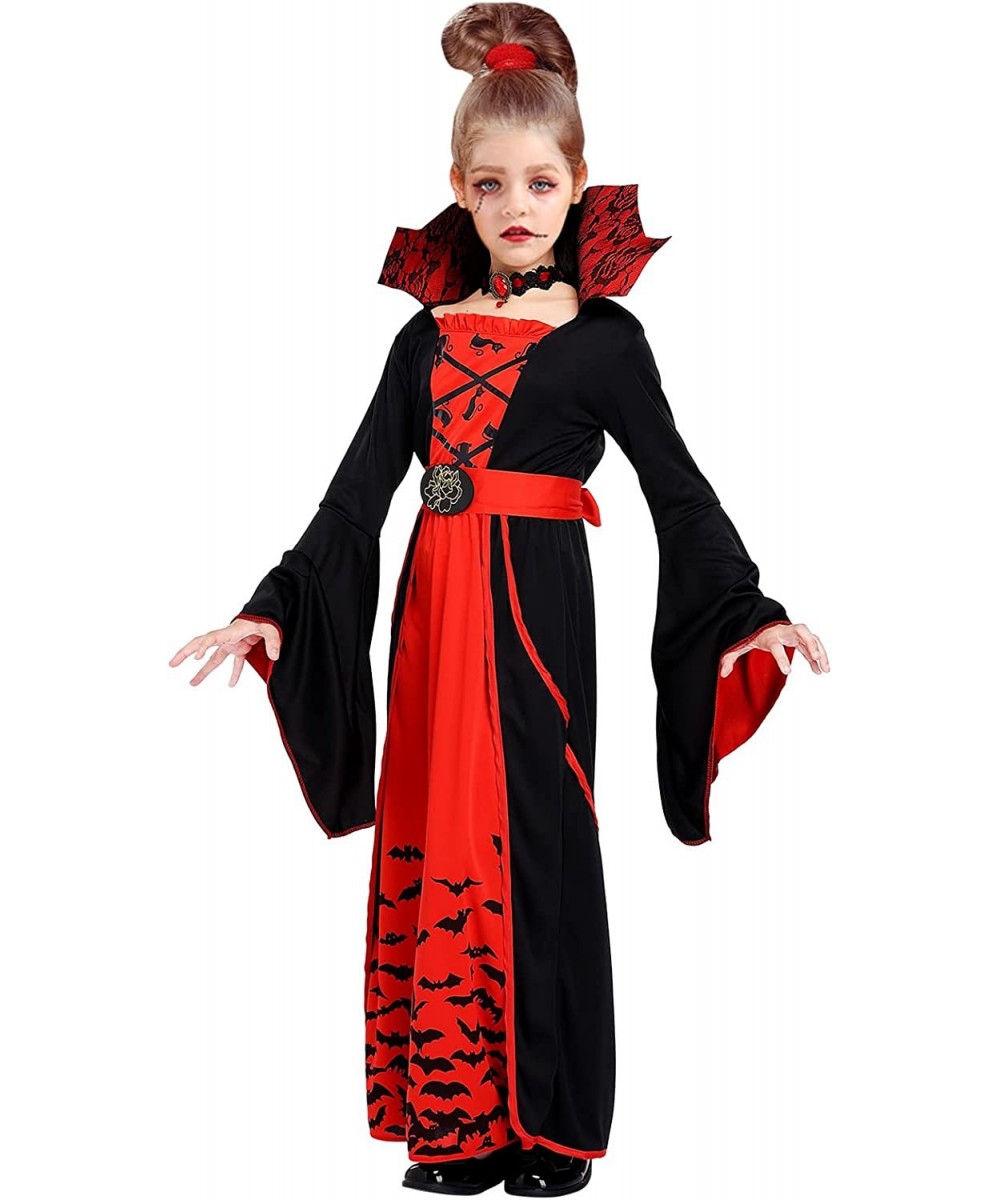 Royal Vampire Costume for Girls Halloween Dress Up Party $32.45 - Kids' Costumes