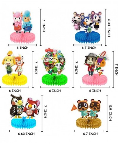 Animal Crossing Birthday Party Decorations Animal Crossing Honeycomb Centerpieces 3D Double-Sided Table Decor Animal Villager...